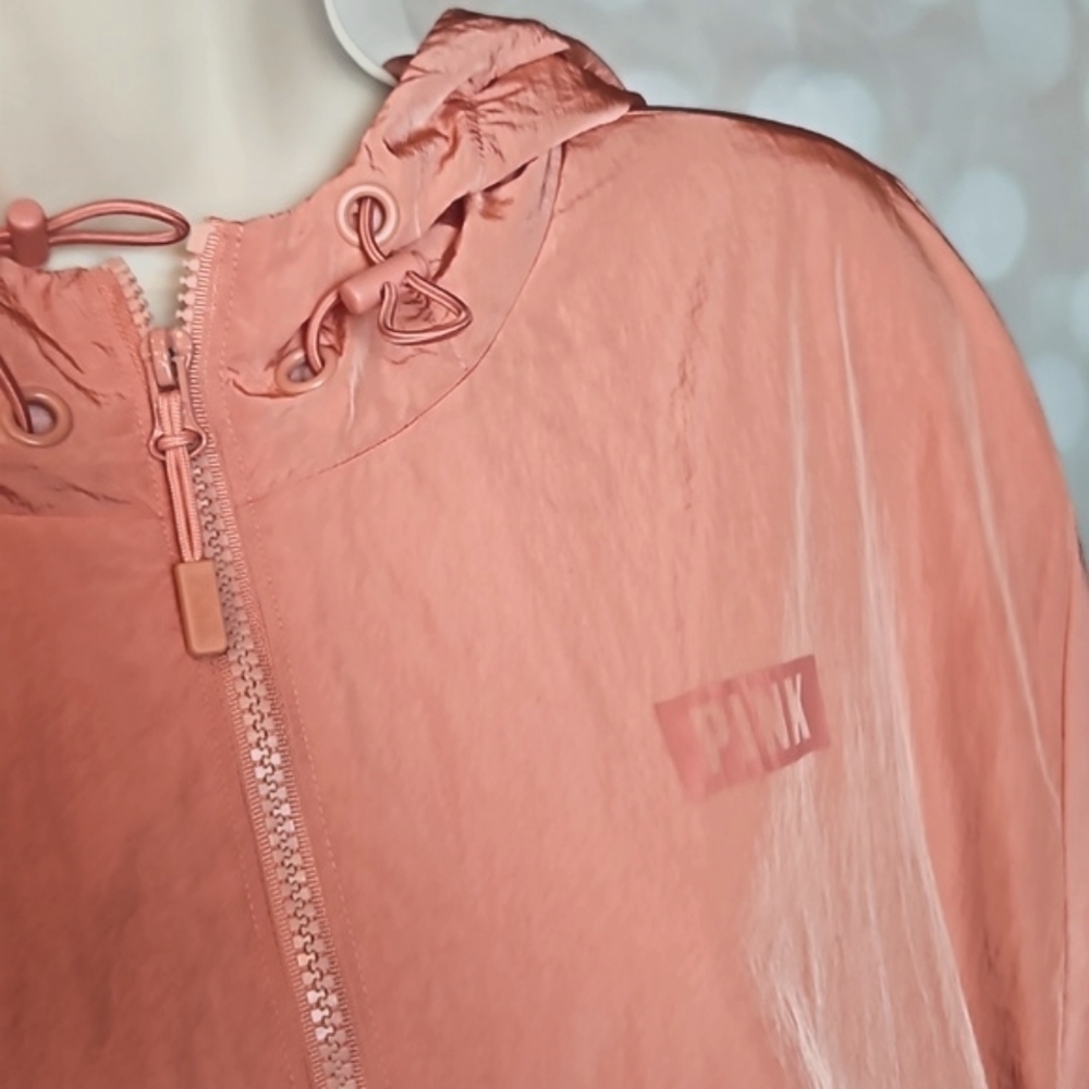 PINK | Salmon Oversized Windbreaker - Picture 2 of 14